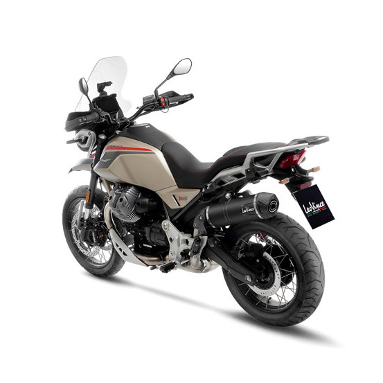 Silencieux LEOVINCE SBK LV ONE EVO BLACK inox - carbone - MOTO GUZZI 850 V85 TT 2019 - 2025