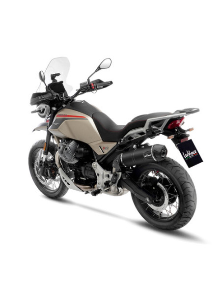 Silencieux LEOVINCE SBK LV ONE EVO BLACK inox - carbone - MOTO GUZZI 850 V85 TT 2019 - 2025