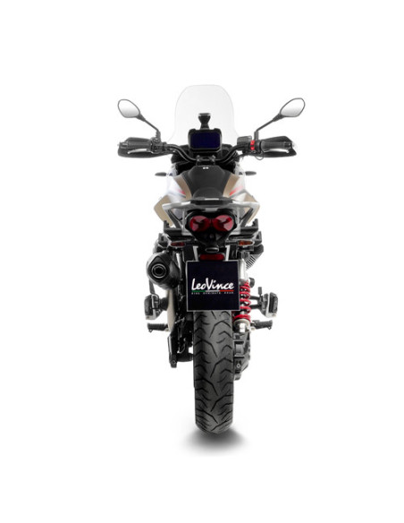 Silencieux LEOVINCE SBK LV ONE EVO BLACK inox - carbone - MOTO GUZZI 850 V85 TT 2019 - 2025