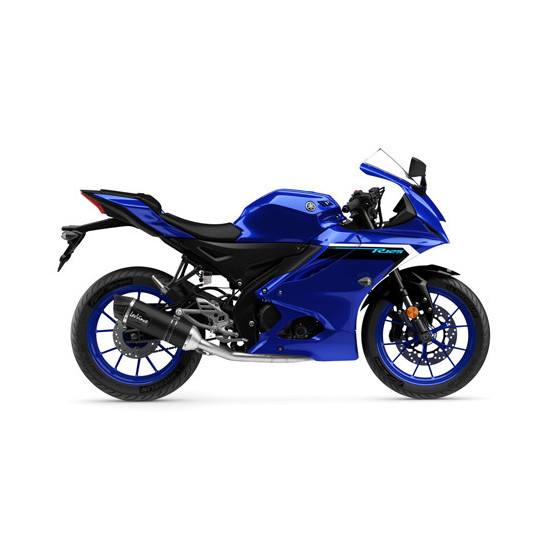 Silencieux LEOVINCE SBK LV ONE EVO BLACK inox - carbone - YAMAHA 125 MT-125 2021-25 - 125 XSR 2021-25 - 125 YZF-R 2021-25