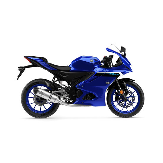 Silencieux LEOVINCE SBK LV ONE EVO inox - carbone - YAMAHA 125 MT-125 2021-25 - 125 XSR 2021-25 - 125 YZF-R 2021-25