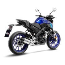 Silencieux LEOVINCE SBK LV ONE EVO inox - carbone - YAMAHA 125 MT-125 2021-25 - 125 XSR 2021-25 - 125 YZF-R 2021-25 2