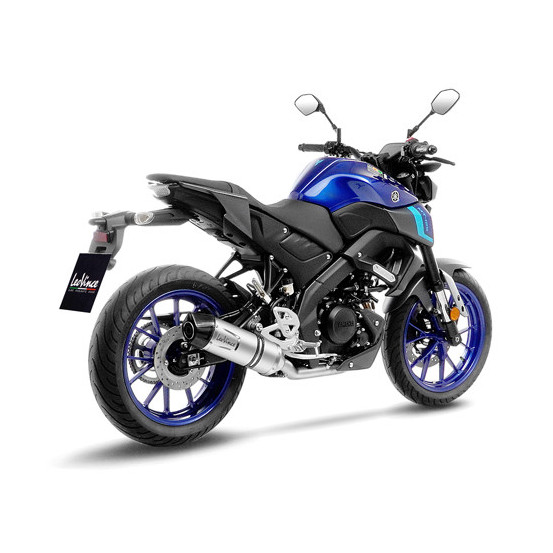 Silencieux LEOVINCE SBK LV ONE EVO inox - carbone - YAMAHA 125 MT-125 2021-25 - 125 XSR 2021-25 - 125 YZF-R 2021-25