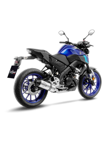Silencieux LEOVINCE SBK LV ONE EVO inox - carbone - YAMAHA 125 MT-125 2021-25 - 125 XSR 2021-25 - 125 YZF-R 2021-25