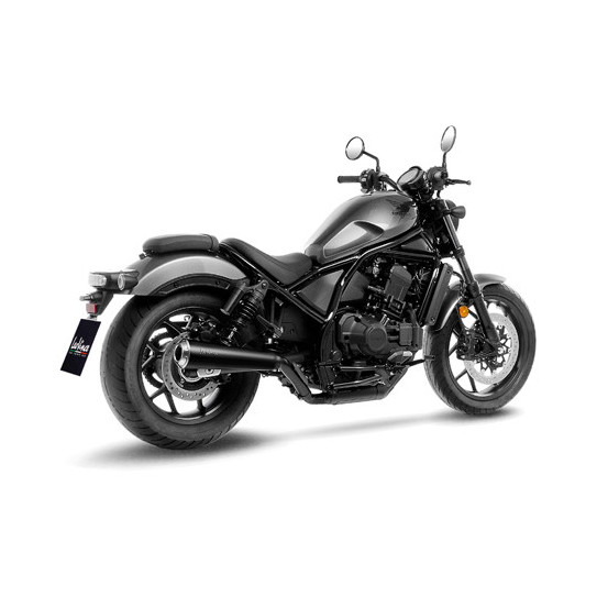 Silencieux LEOVINCE CLASSIC RACER BLACK inox - HONDA 1100 CMX REBEL 2021 - 2024