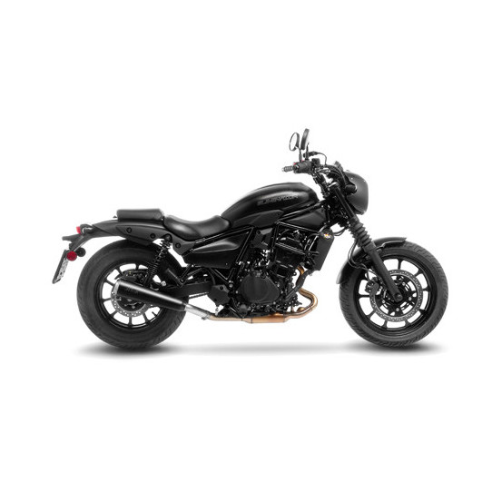 Silencieux LEOVINCE CLASSIC RACER BLACK inox - KAWASAKI 500 ELIMINATOR / SE 2024 - 2025
