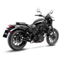 Silencieux LEOVINCE CLASSIC RACER BLACK inox - KAWASAKI 500 ELIMINATOR / SE 2024 - 2025 2
