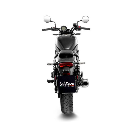 Silencieux LEOVINCE CLASSIC RACER BLACK inox - KAWASAKI 500 ELIMINATOR / SE 2024 - 2025