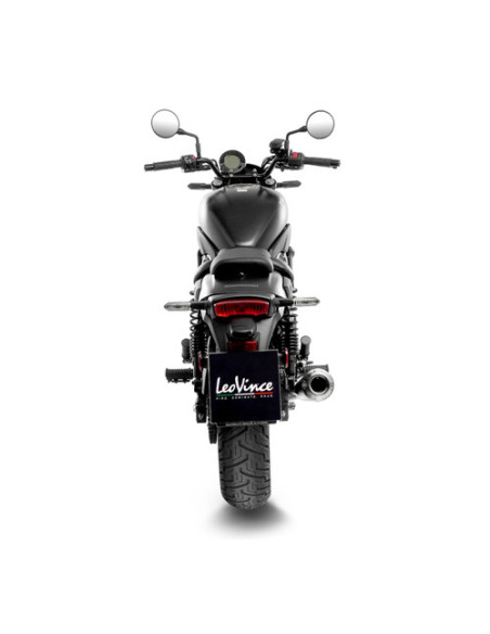 Silencieux LEOVINCE CLASSIC RACER BLACK inox - KAWASAKI 500 ELIMINATOR / SE 2024 - 2025
