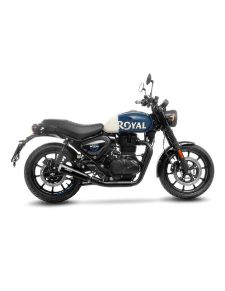 Silencieux LEOVINCE SBK GP ONE inox - ROYAL ENFIELD 350 HUNTER 2022 - 2024