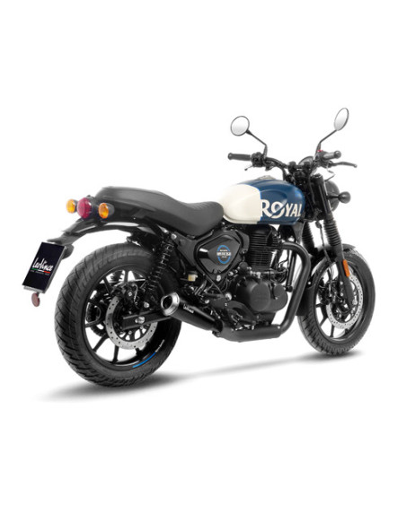 Silencieux LEOVINCE SBK GP ONE inox - ROYAL ENFIELD 350 HUNTER 2022 - 2024