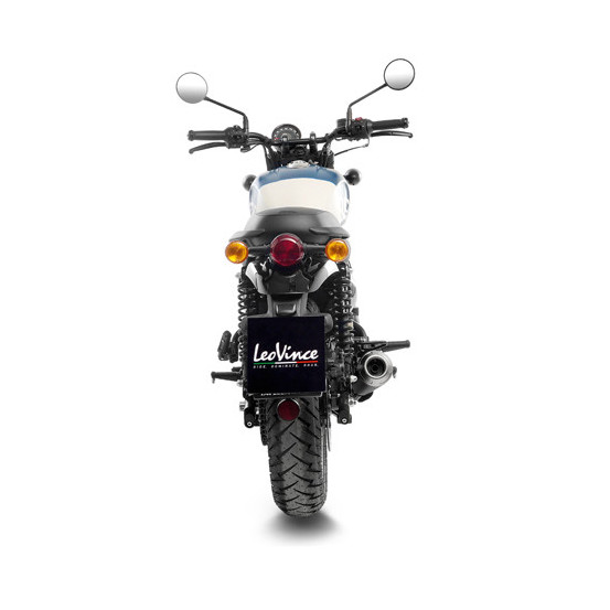 Silencieux LEOVINCE SBK GP ONE inox - ROYAL ENFIELD 350 HUNTER 2022 - 2024