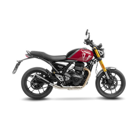 Silencieux LEOVINCE SBK GP ONE inox - TRIUMPH 400 SPEED 2024 - 2025 / 400 SCRAMBLER X 2024 - 2025