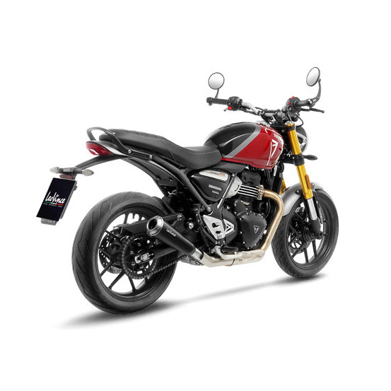 Silencieux LEOVINCE SBK GP ONE inox - TRIUMPH 400 SPEED 2024 - 2025 / 400 SCRAMBLER X 2024 - 2025
