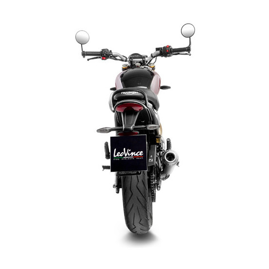 Silencieux LEOVINCE SBK GP ONE inox - TRIUMPH 400 SPEED 2024 - 2025 / 400 SCRAMBLER X 2024 - 2025