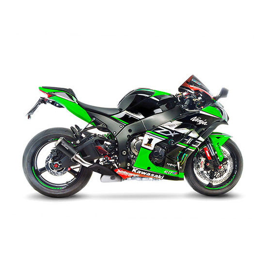 Silencieux LEOVINCE SBK LV-10 BLACK inox - KAWASAKI 1000 ZX-10R NINJA 2016 - 2024 / 1000 ZX-10RR NINJA 2017 - 2024