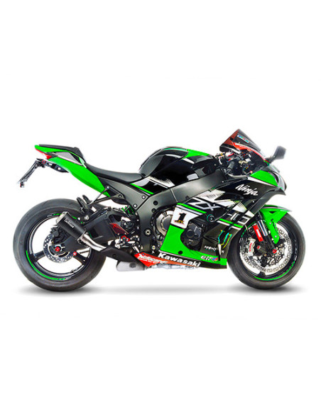 Silencieux LEOVINCE SBK LV-10 BLACK inox - KAWASAKI 1000 ZX-10R NINJA 2016 - 2024 / 1000 ZX-10RR NINJA 2017 - 2024