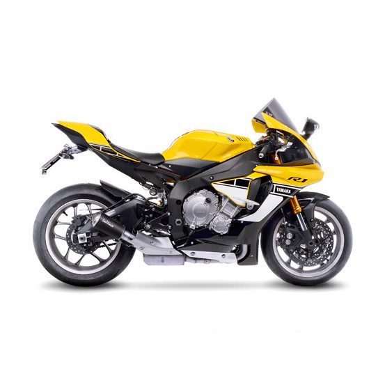 Silencieux LEOVINCE SBK LV-10 BLACK inox - YAMAHA 1000 YZF-R1 / M 2015 - 2024