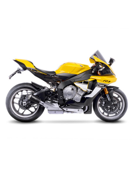 Silencieux LEOVINCE SBK LV-10 BLACK inox - YAMAHA 1000 YZF-R1 / M 2015 - 2024