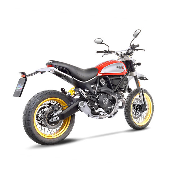 Silencieux LEOVINCE SBK LV-10 inox - DUCATI 800 SCRAMBLER DESERT SLED 2017 - 2020