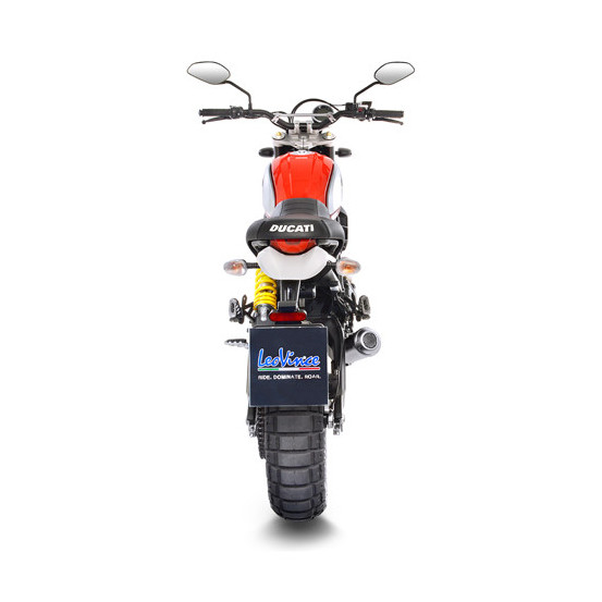 Silencieux LEOVINCE SBK LV-10 inox - DUCATI 800 SCRAMBLER DESERT SLED 2017 - 2020
