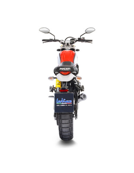 Silencieux LEOVINCE SBK LV-10 inox - DUCATI 800 SCRAMBLER DESERT SLED 2017 - 2020