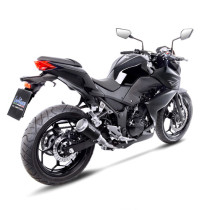 Silencieux LEOVINCE SBK LV-10 BLACK inox - KAWASAKI 250 - 300 Z 2015 - 2016 / 250 - 300 NINJA R 2013 - 2016 2