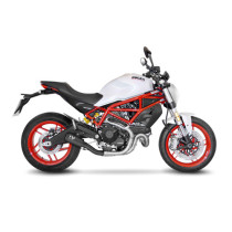 Silencieux LEOVINCE SBK LV-10 FULL BLACK inox - DUCATI 800 SCRAMBLER 2015 - 2020 / 800 MONSTER 797 2017 - 2020