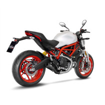 Silencieux LEOVINCE SBK LV-10 FULL BLACK inox - DUCATI 800 SCRAMBLER 2015 - 2020 / 800 MONSTER 797 2017 - 2020 2