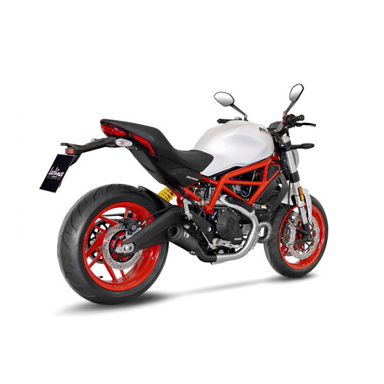Silencieux LEOVINCE SBK LV-10 FULL BLACK inox - DUCATI 800 SCRAMBLER 2015 - 2020 / 800 MONSTER 797 2017 - 2020