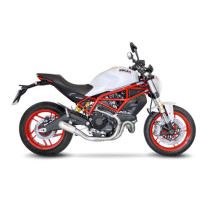 Silencieux LEOVINCE SBK LV-10 inox - DUCATI 800 SCRAMBLER 2015 - 2020 / 800 MONSTER 797 2017 - 2020 2