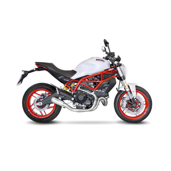 Silencieux LEOVINCE SBK LV-10 inox - DUCATI 800 SCRAMBLER 2015 - 2020 / 800 MONSTER 797 2017 - 2020