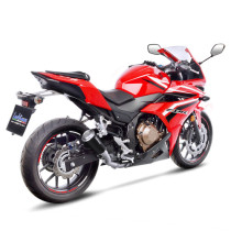 Silencieux LEOVINCE SBK LV-10 BLACK inox - HONDA 500 CB F 2016 - 2018 / 500 CB X 2017 - 2018 / 500 CBR R 2016 - 2018 2