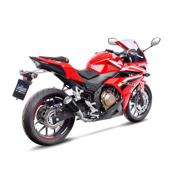 Silencieux LEOVINCE SBK LV-10 BLACK inox - HONDA 500 CB F 2016 - 2018 / 500 CB X 2017 - 2018 / 500 CBR R 2016 - 2018