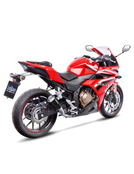 Silencieux LEOVINCE SBK LV-10 BLACK inox - HONDA 500 CB F 2016 - 2018 / 500 CB X 2017 - 2018 / 500 CBR R 2016 - 2018