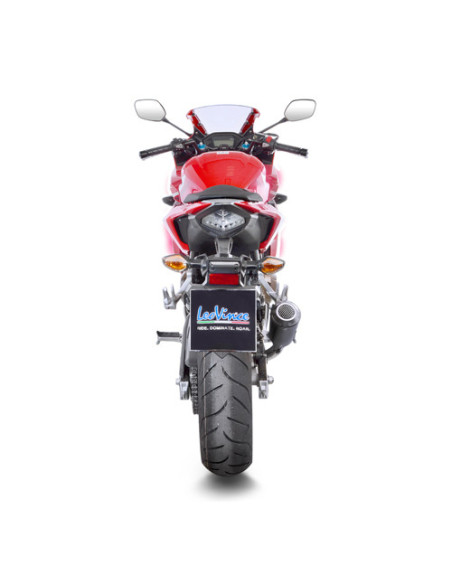 Silencieux LEOVINCE SBK LV-10 BLACK inox - HONDA 500 CB F 2016 - 2018 / 500 CB X 2017 - 2018 / 500 CBR R 2016 - 2018