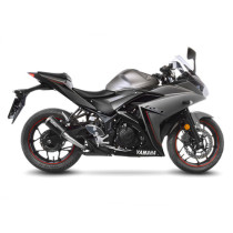Silencieux LEOVINCE SBK LV-10 BLACK inox - YAMAHA 250 YZF-R25 2014 - 2018 / 300 MT-03 2016 - 2020 / 300 YZF-R3 2015 - 2020