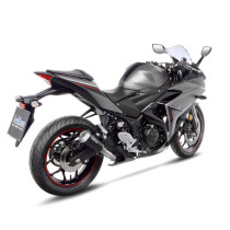 Silencieux LEOVINCE SBK LV-10 BLACK inox - YAMAHA 250 YZF-R25 2014 - 2018 / 300 MT-03 2016 - 2020 / 300 YZF-R3 2015 - 2020 2