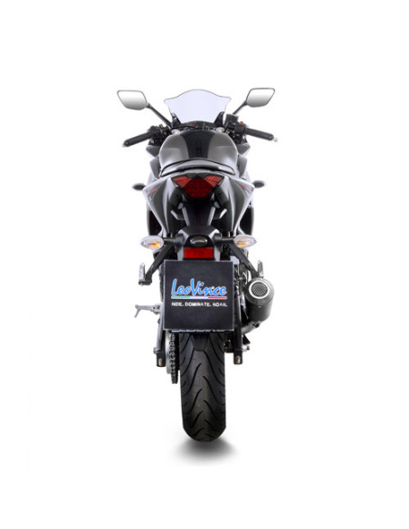 Silencieux LEOVINCE SBK LV-10 BLACK inox - YAMAHA 250 YZF-R25 2014 - 2018 / 300 MT-03 2016 - 2020 / 300 YZF-R3 2015 - 2020