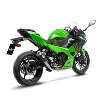 Silencieux LEOVINCE SBK LV-10 carbone - inox - KAWASAKI 400 NINJA 2018 - 2023 / 400 Z 2019 - 2023 / 500 NINJA / SE 2024 - 2025 2