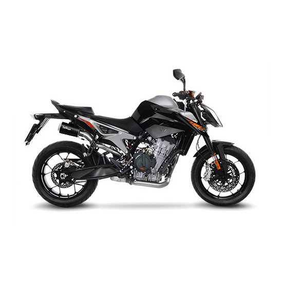 Silencieux LEOVINCE SBK LV-10 BLACK inox - KTM 790 DUKE / 790 DUKE L A2 2018 - 2020 / 890 DUKE / L A2 / R 2020 - 2023
