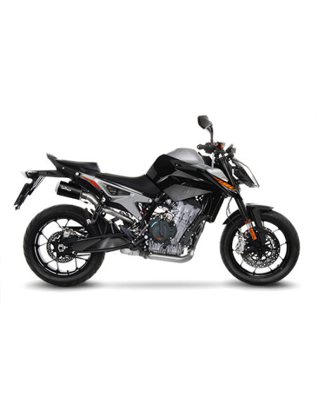 Silencieux LEOVINCE SBK LV-10 BLACK inox - KTM 790 DUKE / 790 DUKE L A2 2018 - 2020 / 890 DUKE / L A2 / R 2020 - 2023