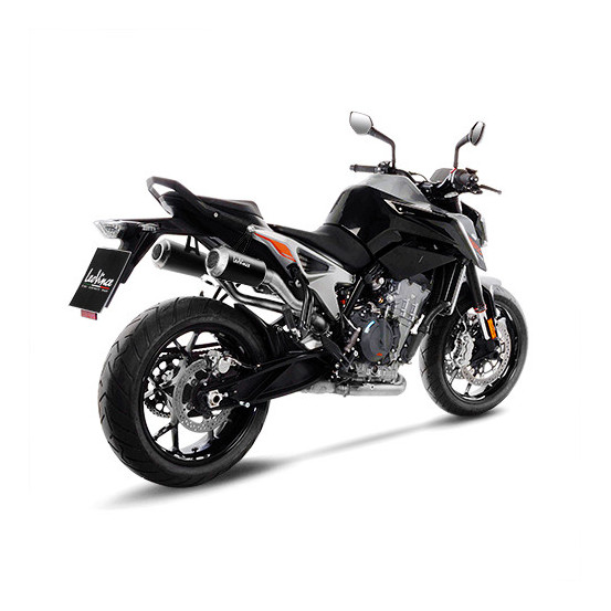 Silencieux LEOVINCE SBK LV-10 BLACK inox - KTM 790 DUKE / 790 DUKE L A2 2018 - 2020 / 890 DUKE / L A2 / R 2020 - 2023