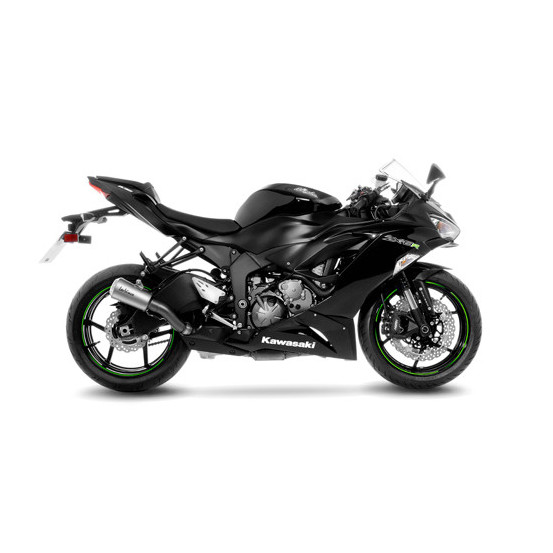 Silencieux LEOVINCE SBK LV-10 inox - KAWASAKI 600 ZX-6R NINJA 2009-16 / 636 ZX-6R NINJA 2013-16 + 2019-20 + 2024-25