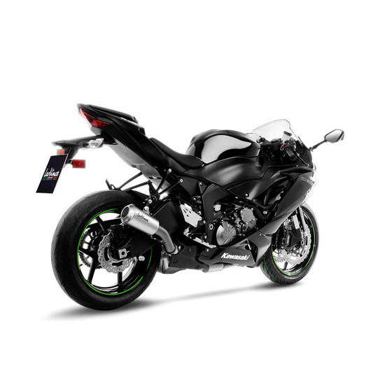Silencieux LEOVINCE SBK LV-10 inox - KAWASAKI 600 ZX-6R NINJA 2009-16 / 636 ZX-6R NINJA 2013-16 + 2019-20 + 2024-25