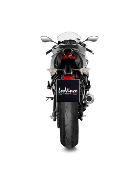 Silencieux LEOVINCE SBK LV-10 inox - KAWASAKI 600 ZX-6R NINJA 2009-16 / 636 ZX-6R NINJA 2013-16 + 2019-20 + 2024-25