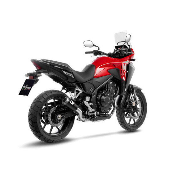 Silencieux LEOVINCE SBK LV-10 carbone - inox - HONDA 500 CB HORNET / 500 NX 2024 - 2025 / 500 CB F / CB X / CB R 2019 - 2023