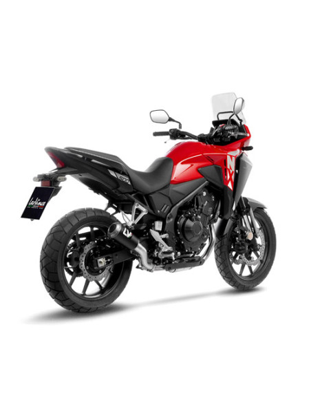 Silencieux LEOVINCE SBK LV-10 carbone - inox - HONDA 500 CB HORNET / 500 NX 2024 - 2025 / 500 CB F / CB X / CB R 2019 - 2023