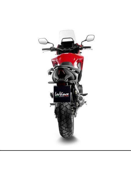 Silencieux LEOVINCE SBK LV-10 carbone - inox - HONDA 500 CB HORNET / 500 NX 2024 - 2025 / 500 CB F / CB X / CB R 2019 - 2023