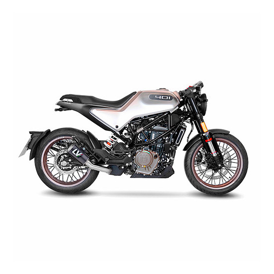 Silencieux LEOVINCE SBK LV-10 carbone - inox - HUSQVARNA 125 SVARTPILEN - VITPILEN 2021-23 / 401 SVARTPILEN - VITPILEN 2020-23